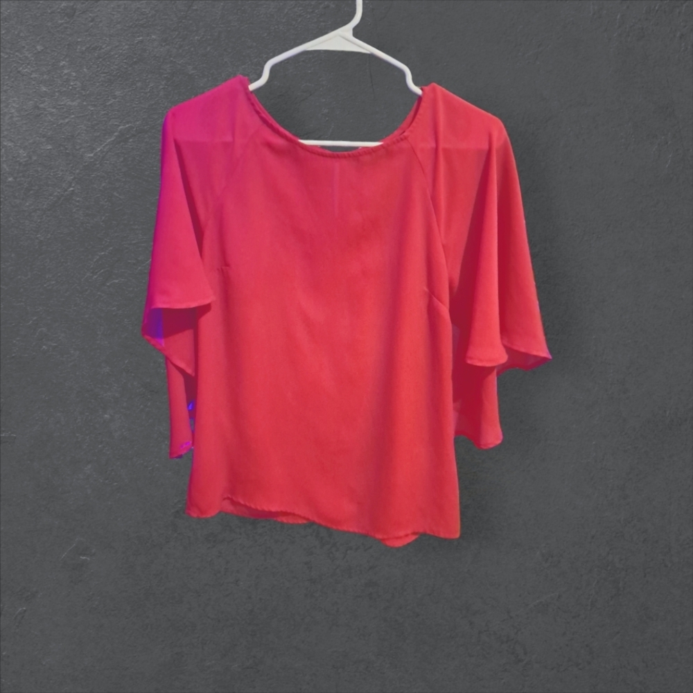 New York & Co. pink Batwing blouse size small